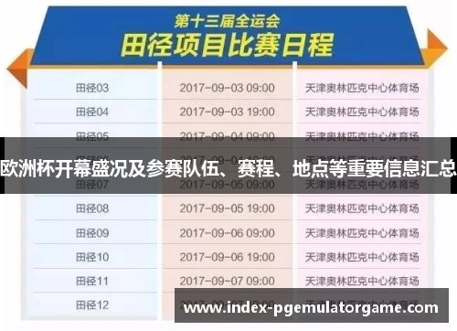 欧洲杯开幕盛况及参赛队伍、赛程、地点等重要信息汇总 欧洲杯开幕盛况及参赛队伍、赛程、地点等重要信息汇总